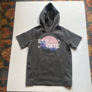 Old Navy New Short Sleeve Hoodie (14-16) XL. Elevate.